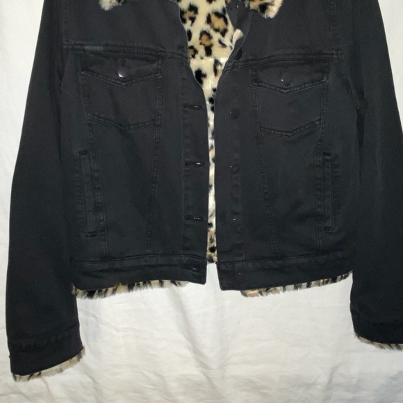 Black denim jacket - Picture 2 of 3